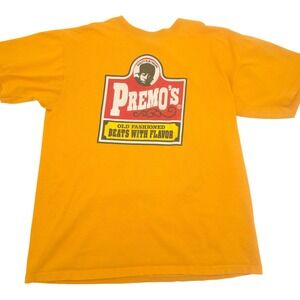 Vtg 2000s Chief Rocka DJ Premier Premo's Wendy's Tribute Shirt Yellow Large OG